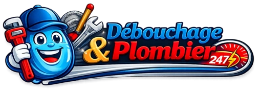 Debouchage Couvin 247 logo plombier urgence - Débouchage canalisation WC éviers intervention rapide 24h/7j Couvin Belgique